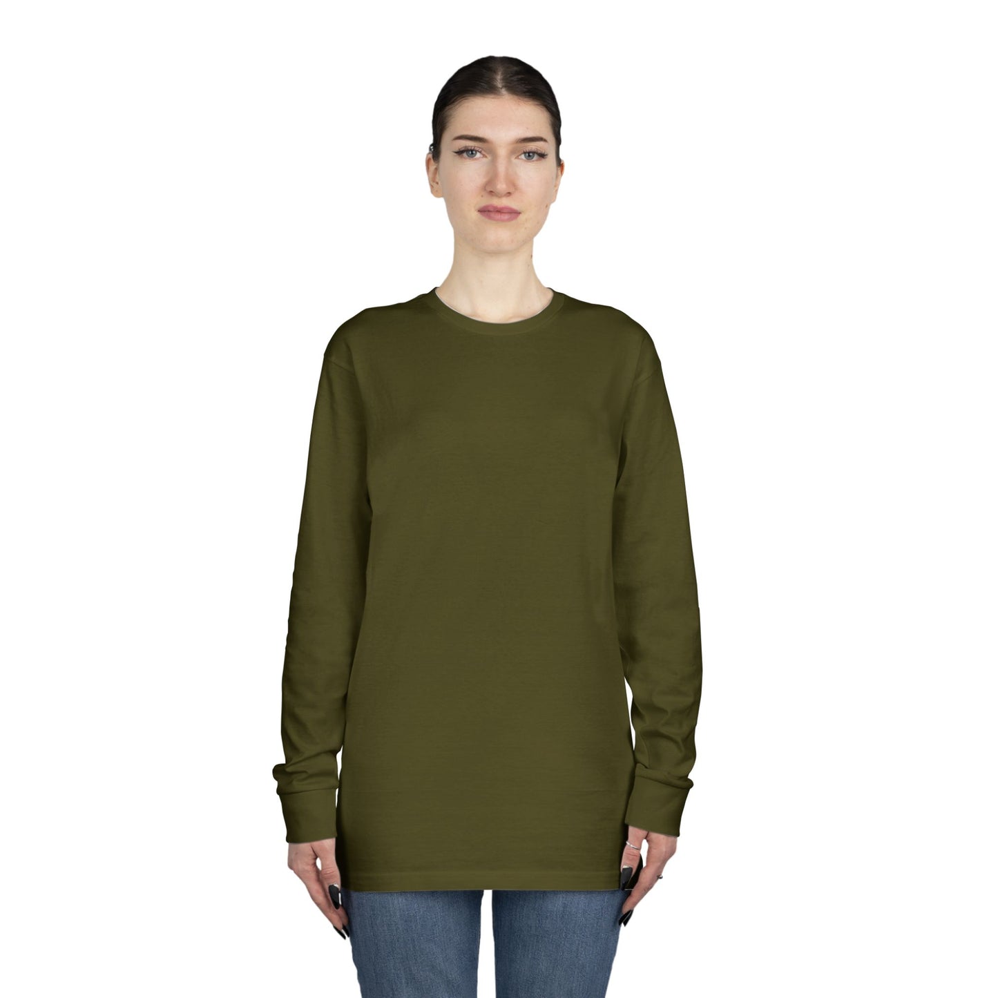 Damn Catch Fish Long Sleeve Crewneck Tee