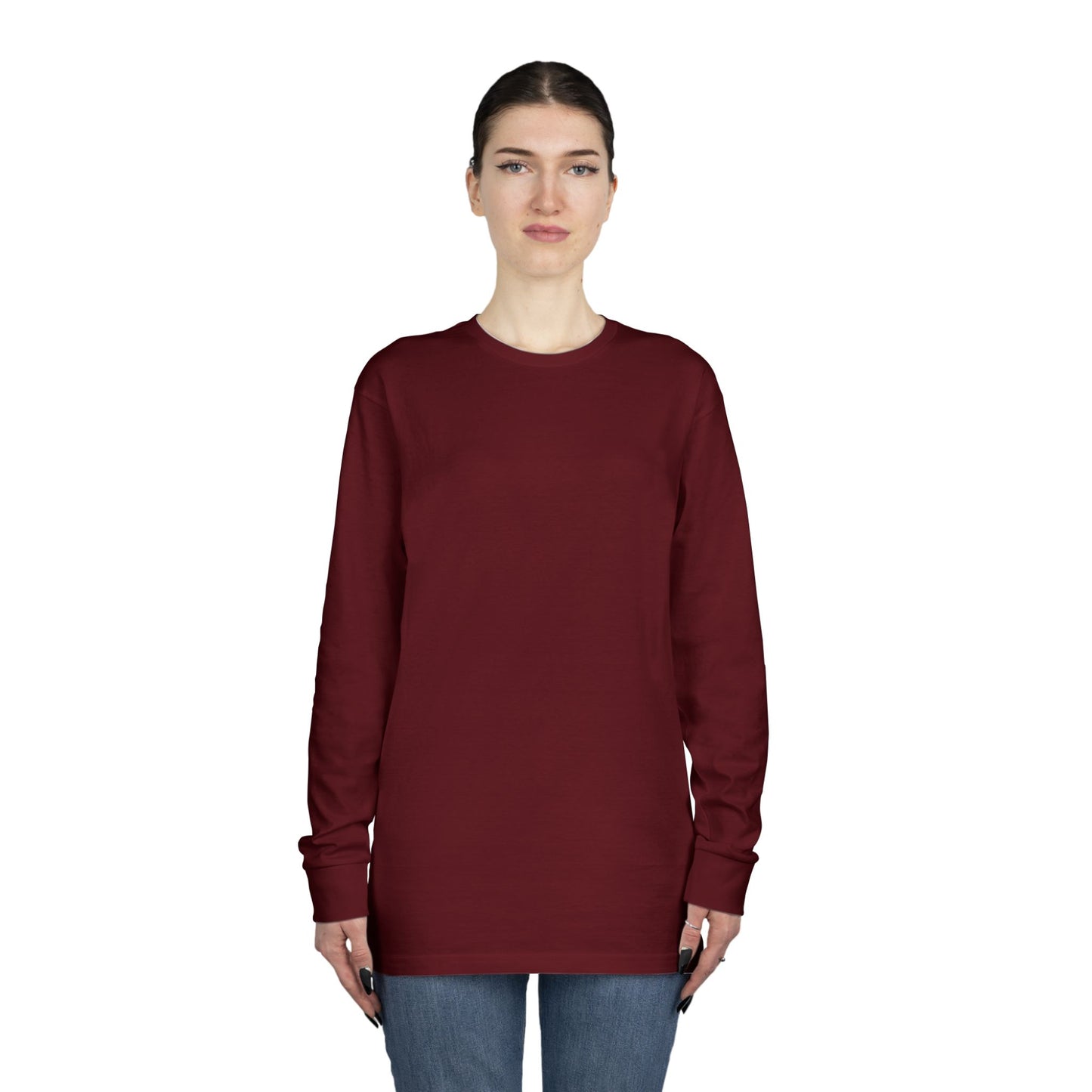 Damn Catch Fish Long Sleeve Crewneck Tee