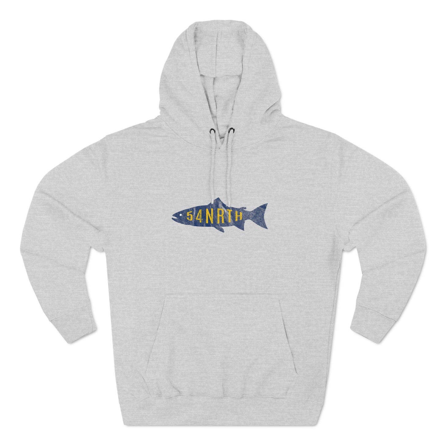 54 Salmon Three-Panel Fleece Hoodie