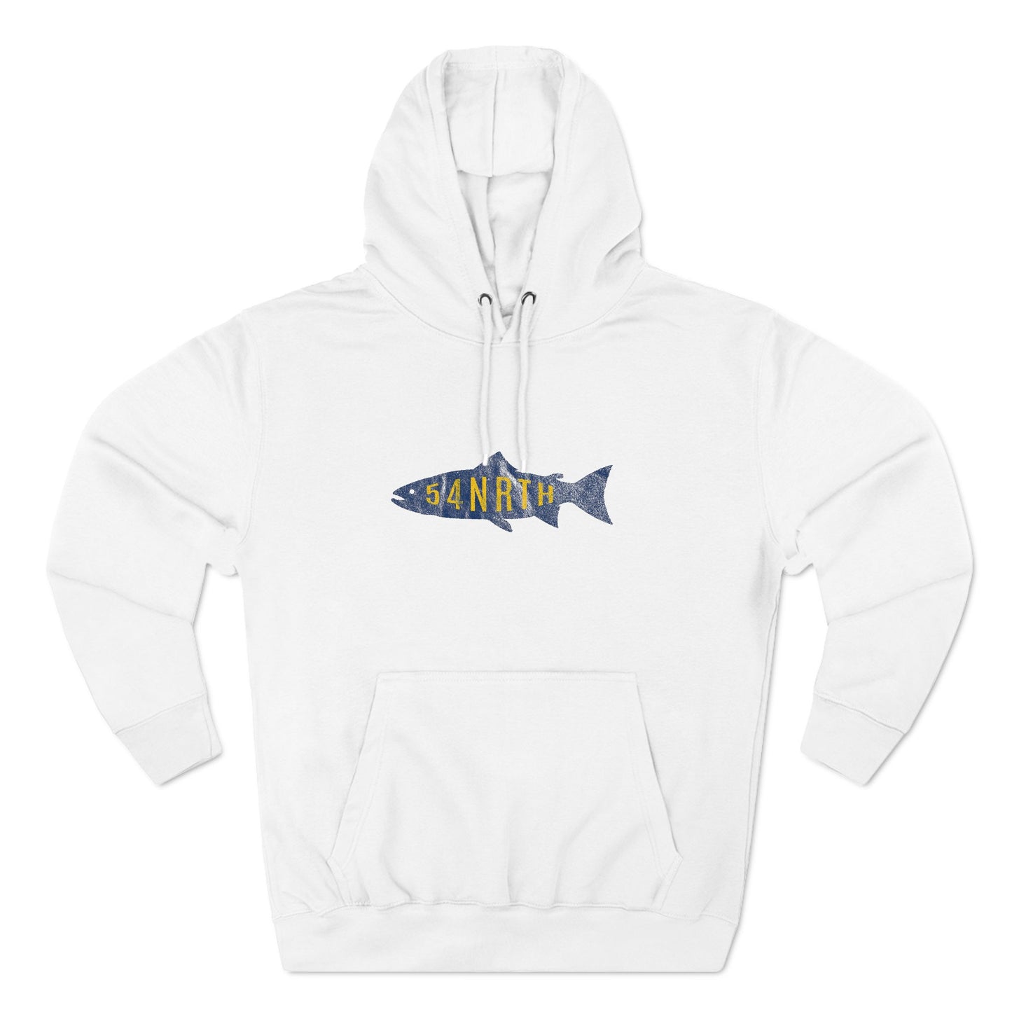 54 Salmon Three-Panel Fleece Hoodie
