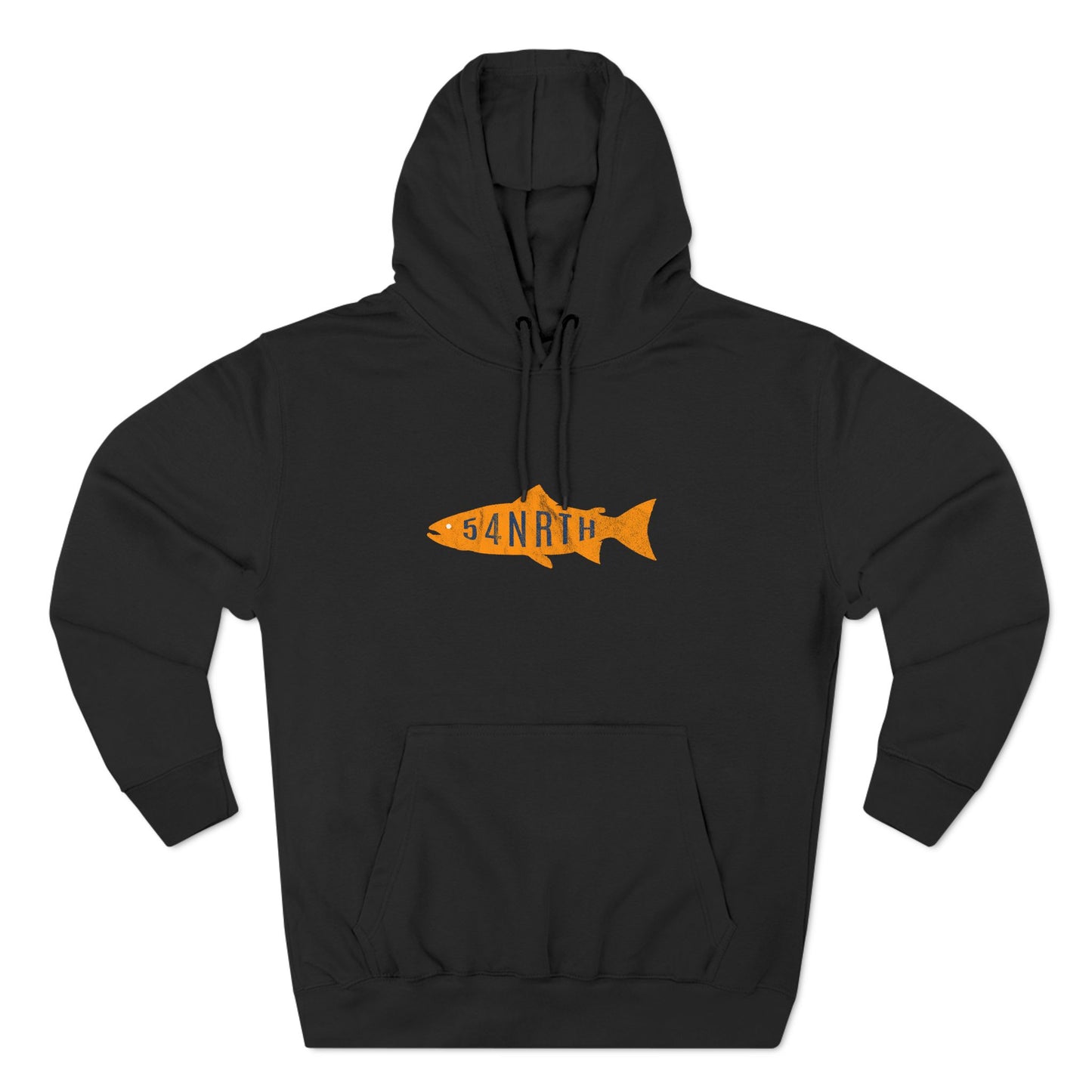 54 Salmon Three-Panel Fleece Hoodie