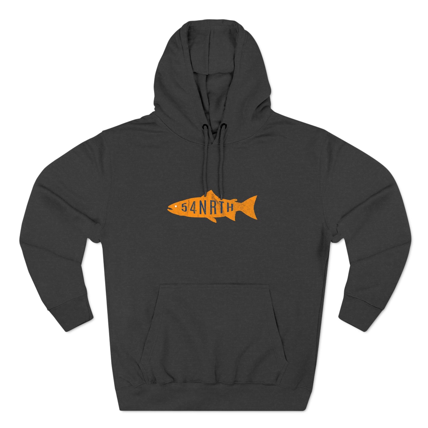 54 Salmon Three-Panel Fleece Hoodie