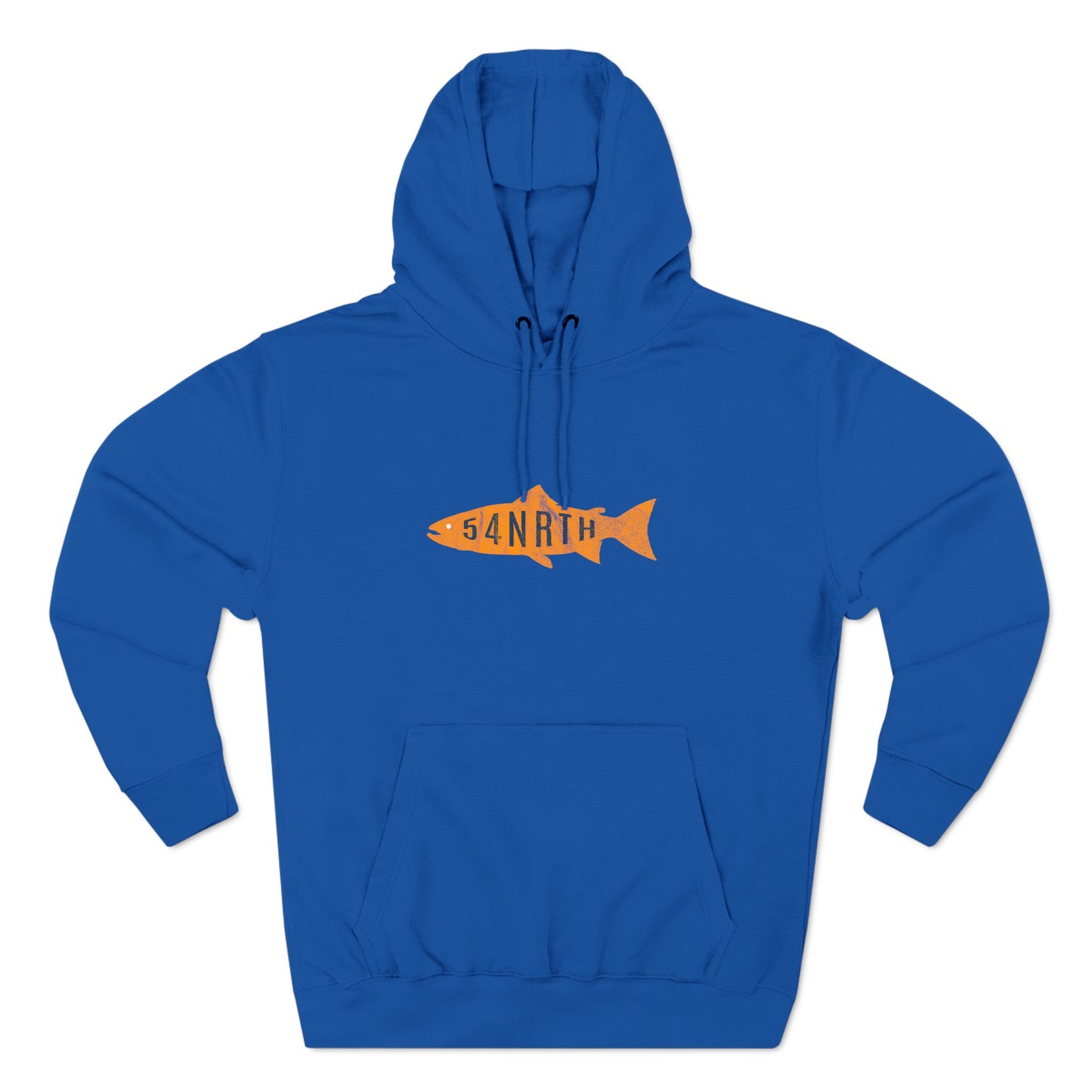 54 Salmon Three-Panel Fleece Hoodie