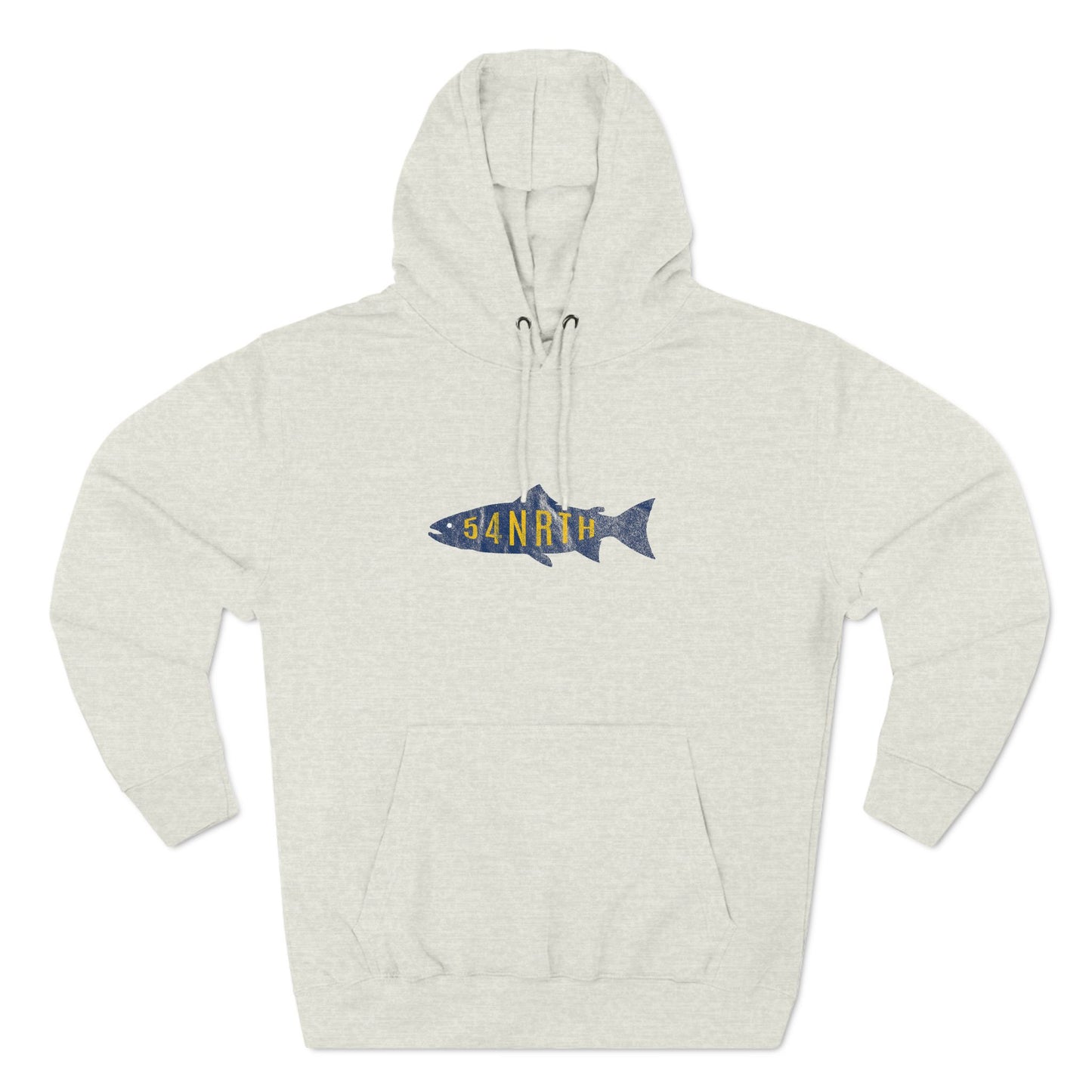 54 Salmon Three-Panel Fleece Hoodie