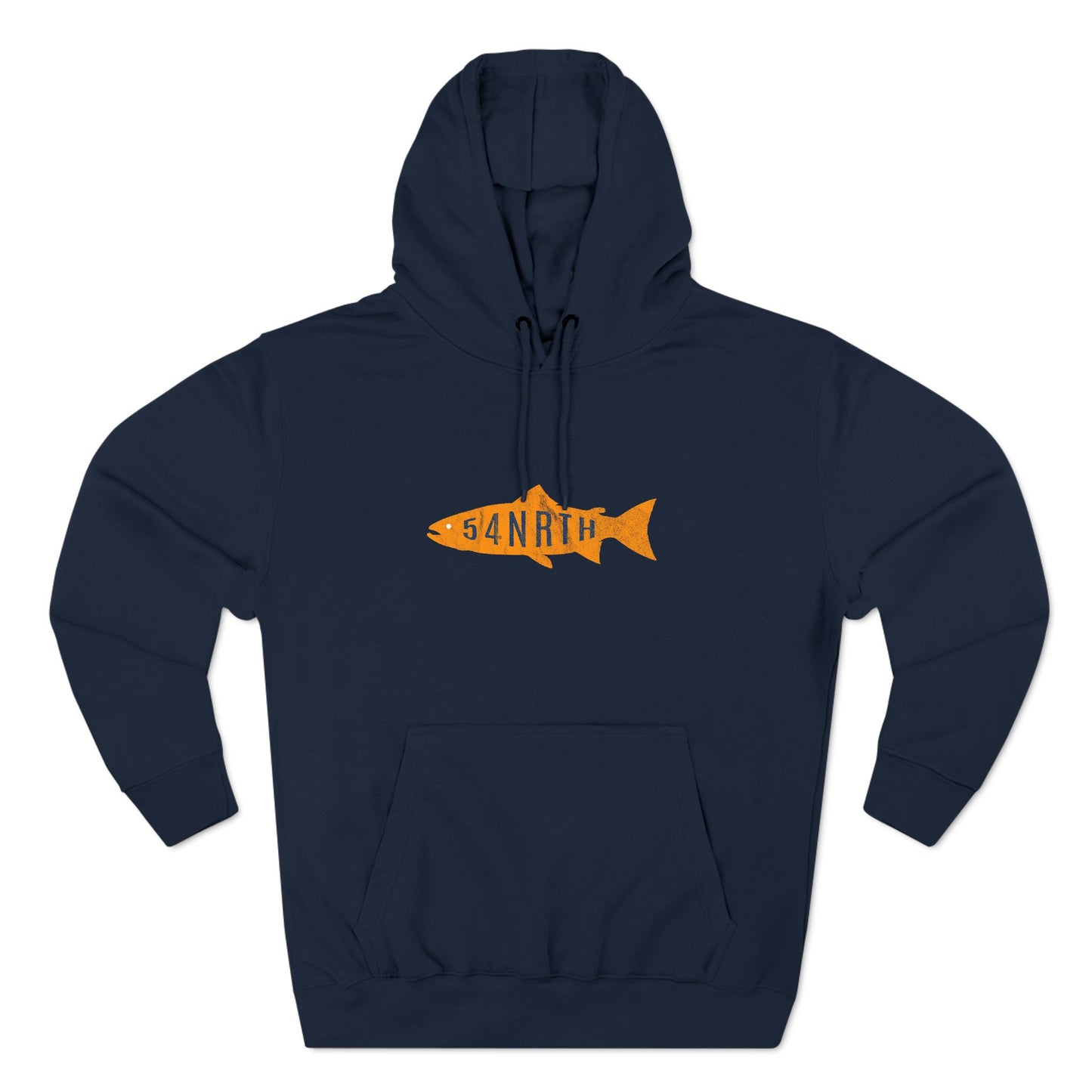 54 Salmon Three-Panel Fleece Hoodie
