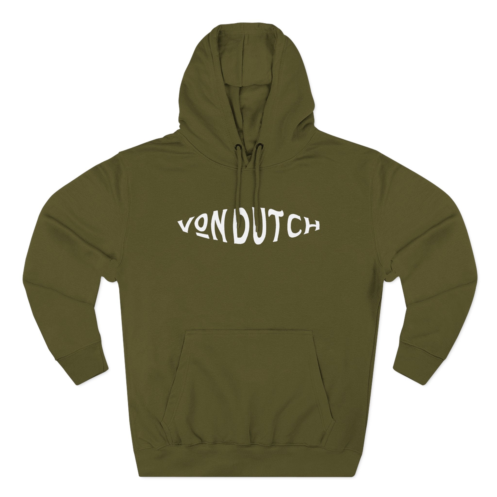 Von Dutch Three-Panel Fleece Hoodie