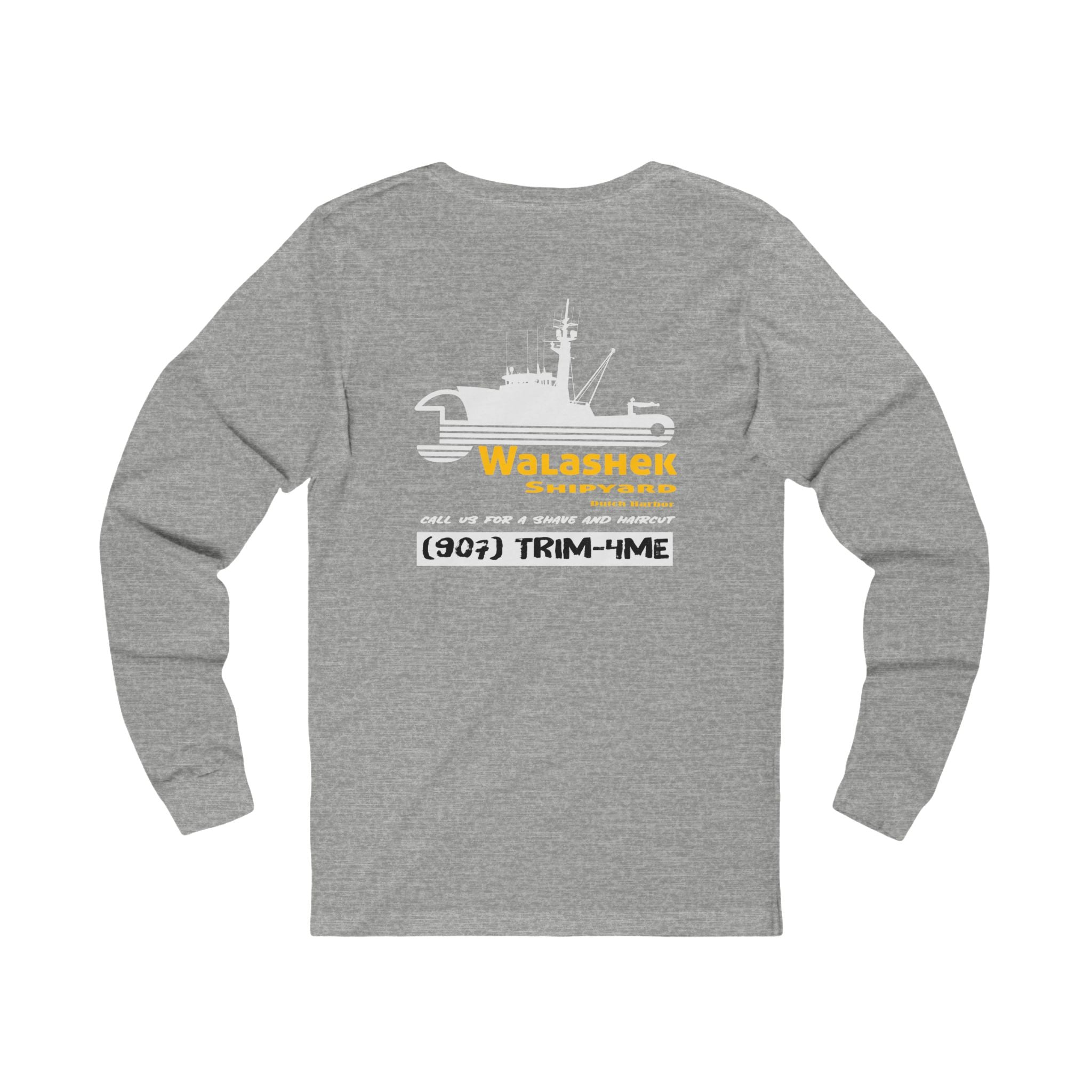 Shave and a Haircut Unisex Jersey Long Sleeve Tee