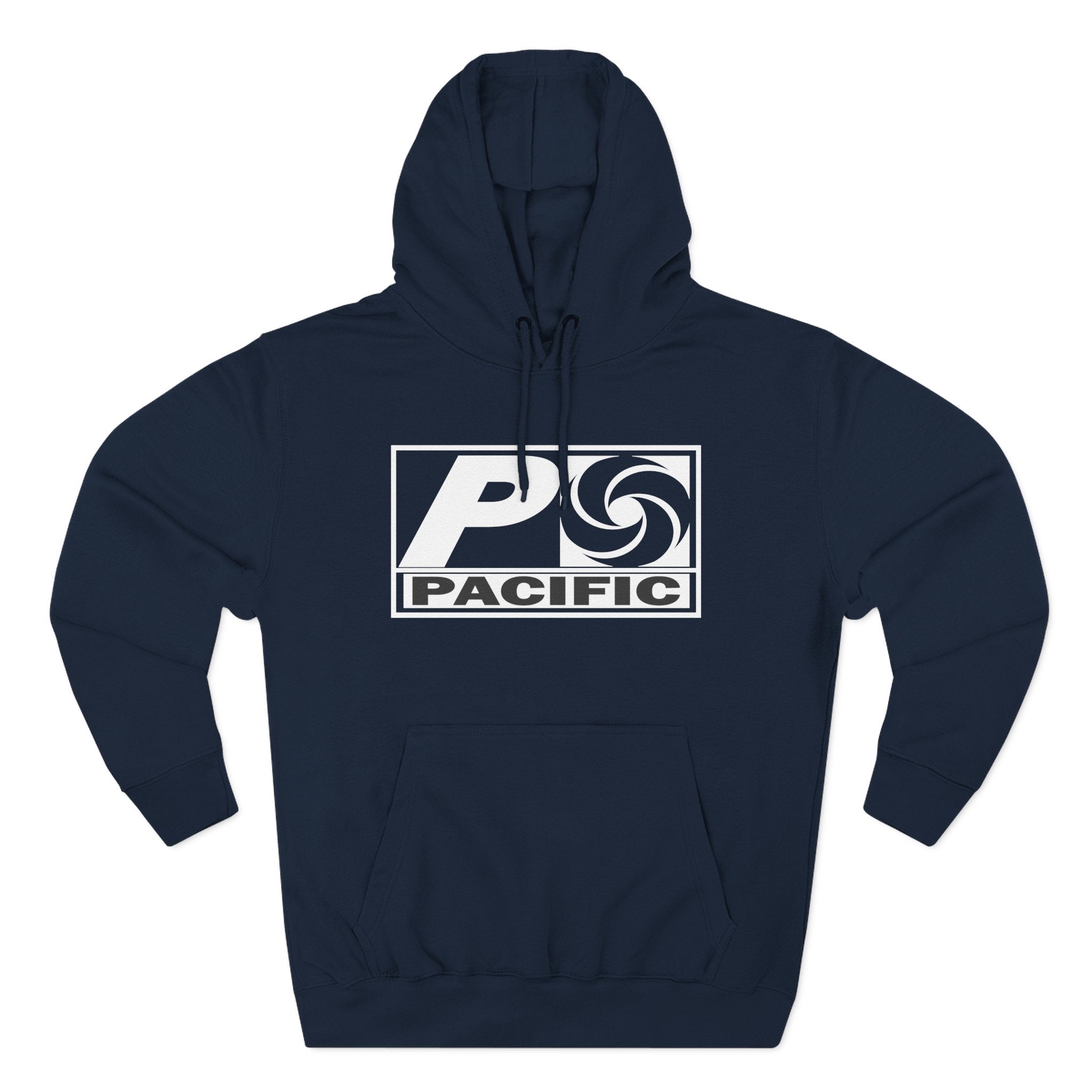 Pacific Swirl Three-Panel Fleece Hoodie 54N
