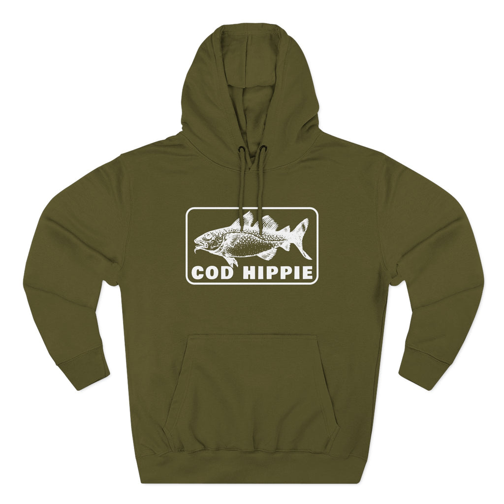 Cod Hippie Three-Panel Fleece Hoodie