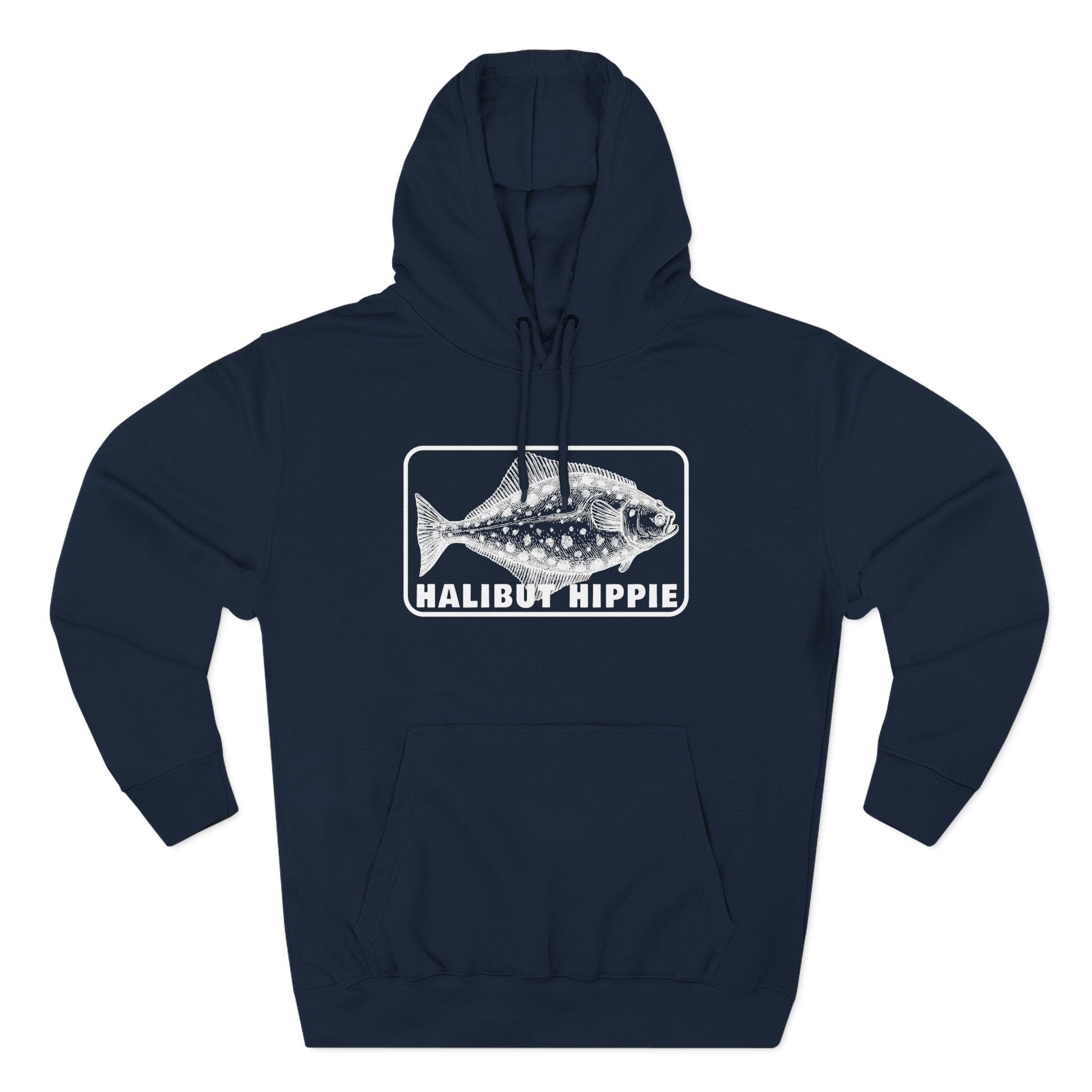 Halibut Hippie Three-Panel Fleece Hoodie 54N