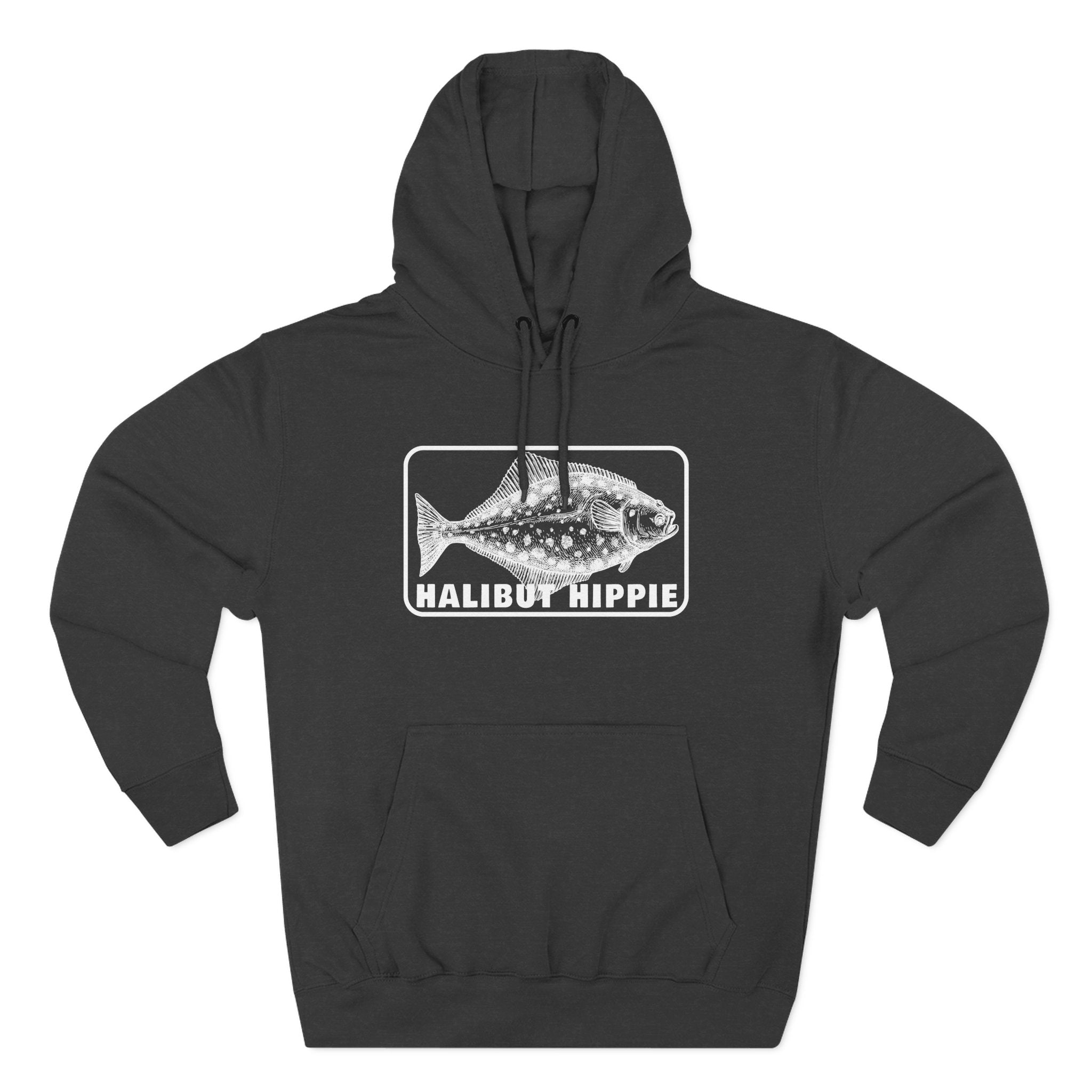 Halibut Hippie Three-Panel Fleece Hoodie 54N