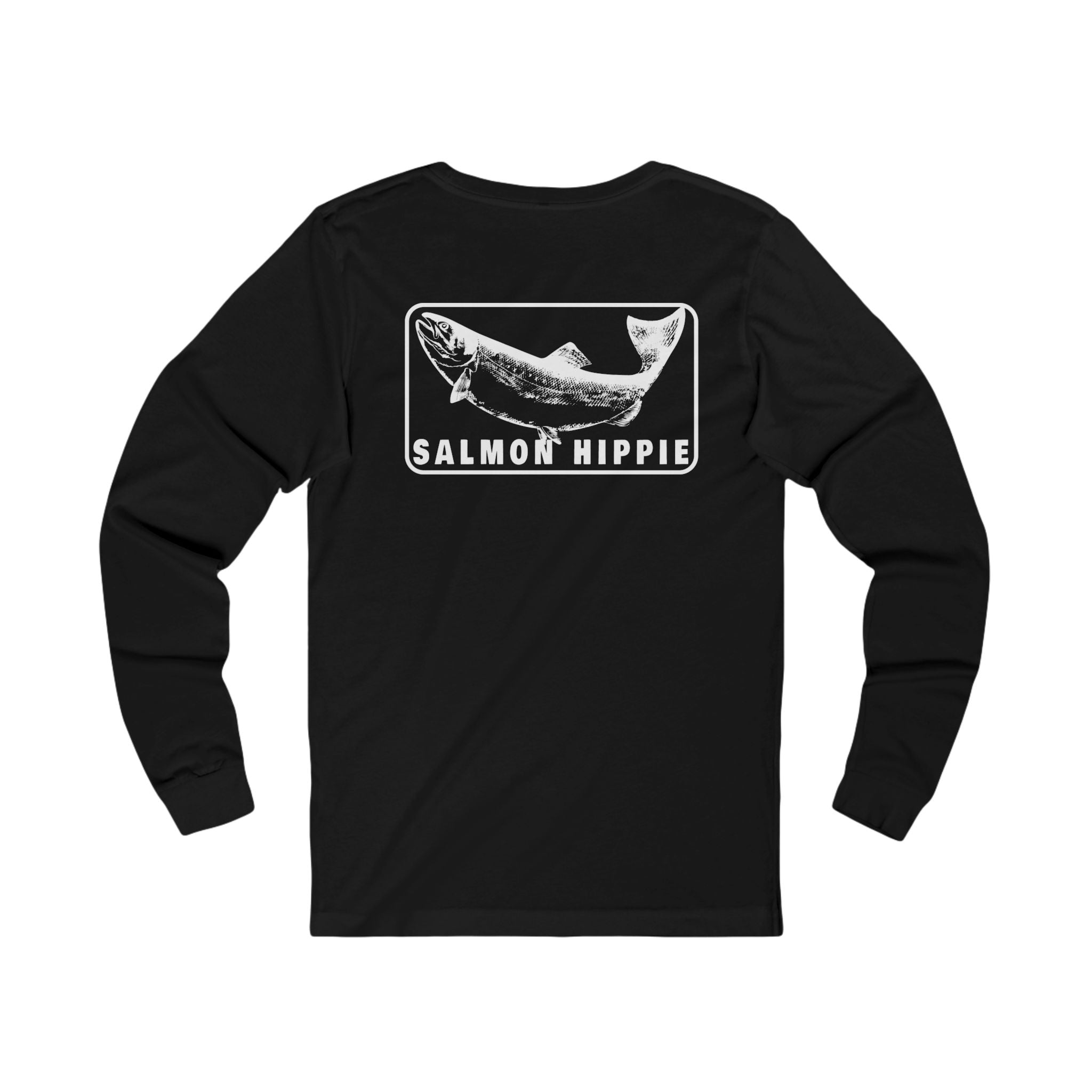 Salmon Hippie Unisex Jersey Long Sleeve Tee 54N