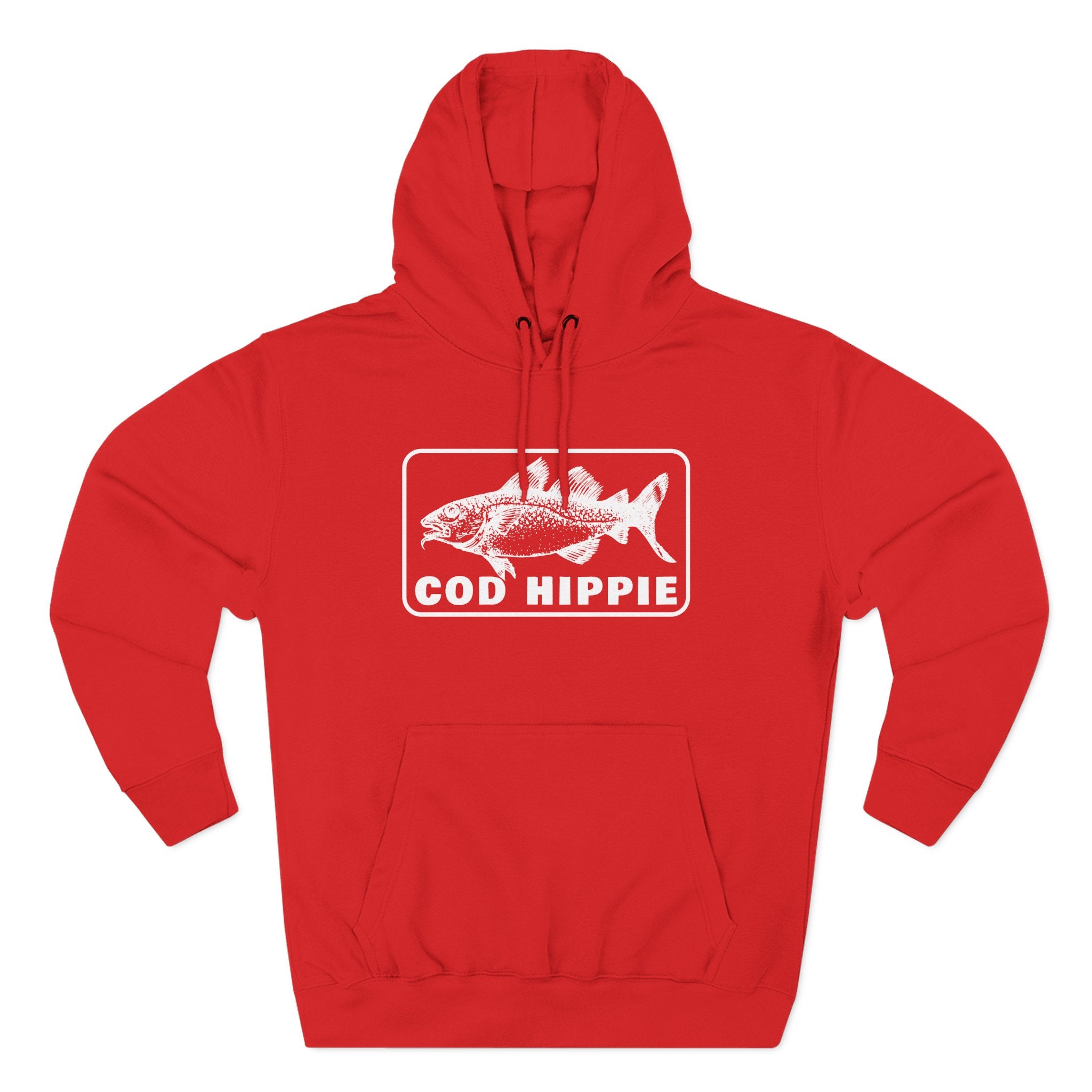 Cod Hippie Three-Panel Fleece Hoodie