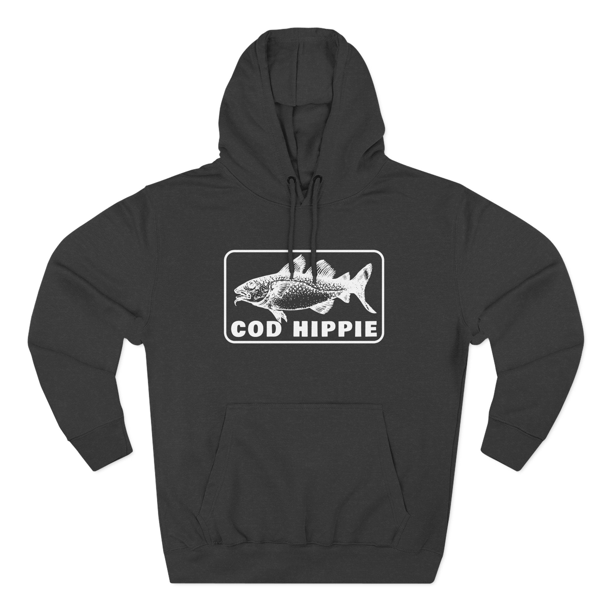 Cod Hippie Three-Panel Fleece Hoodie