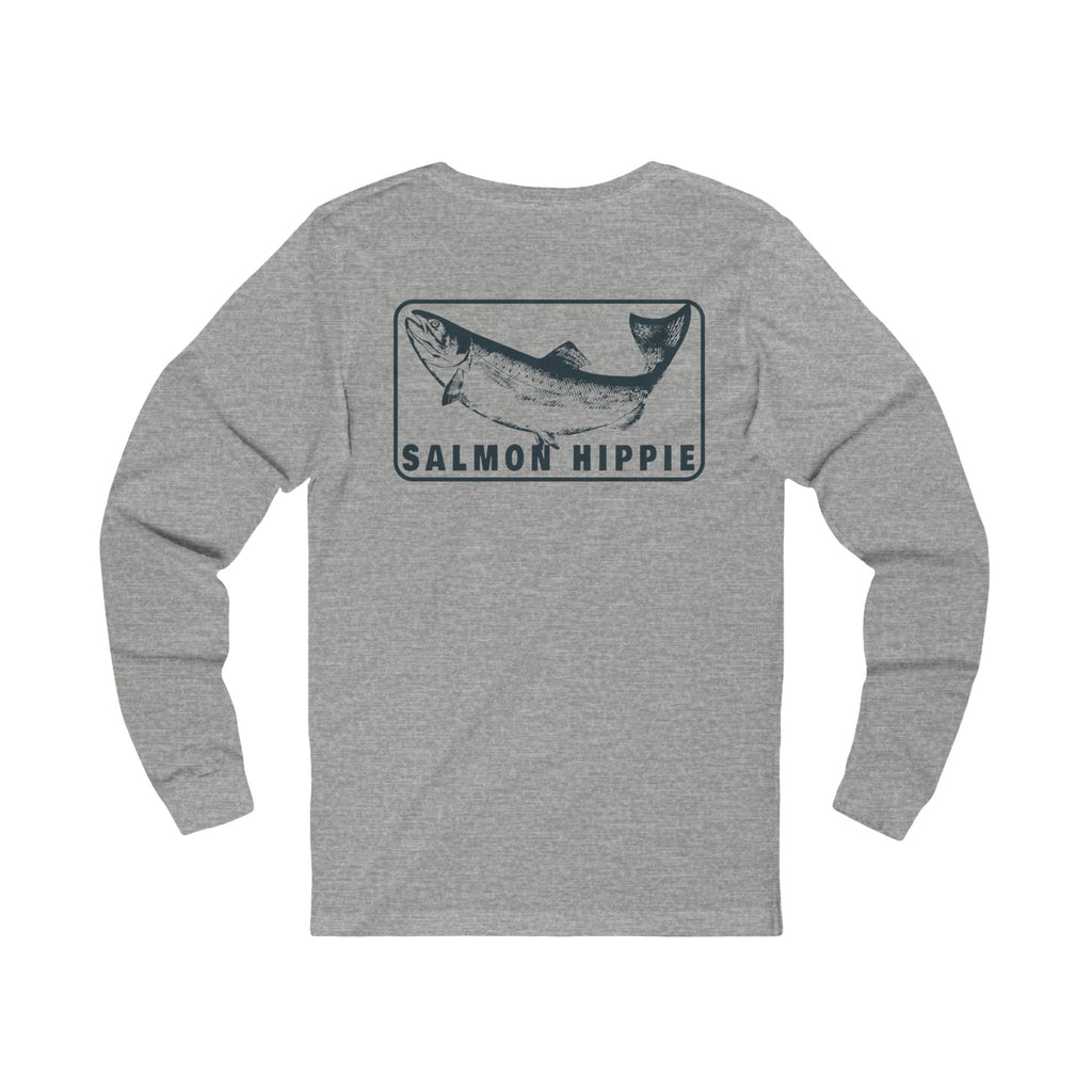 Salmon Hippie Unisex Jersey Long Sleeve Tee 54N