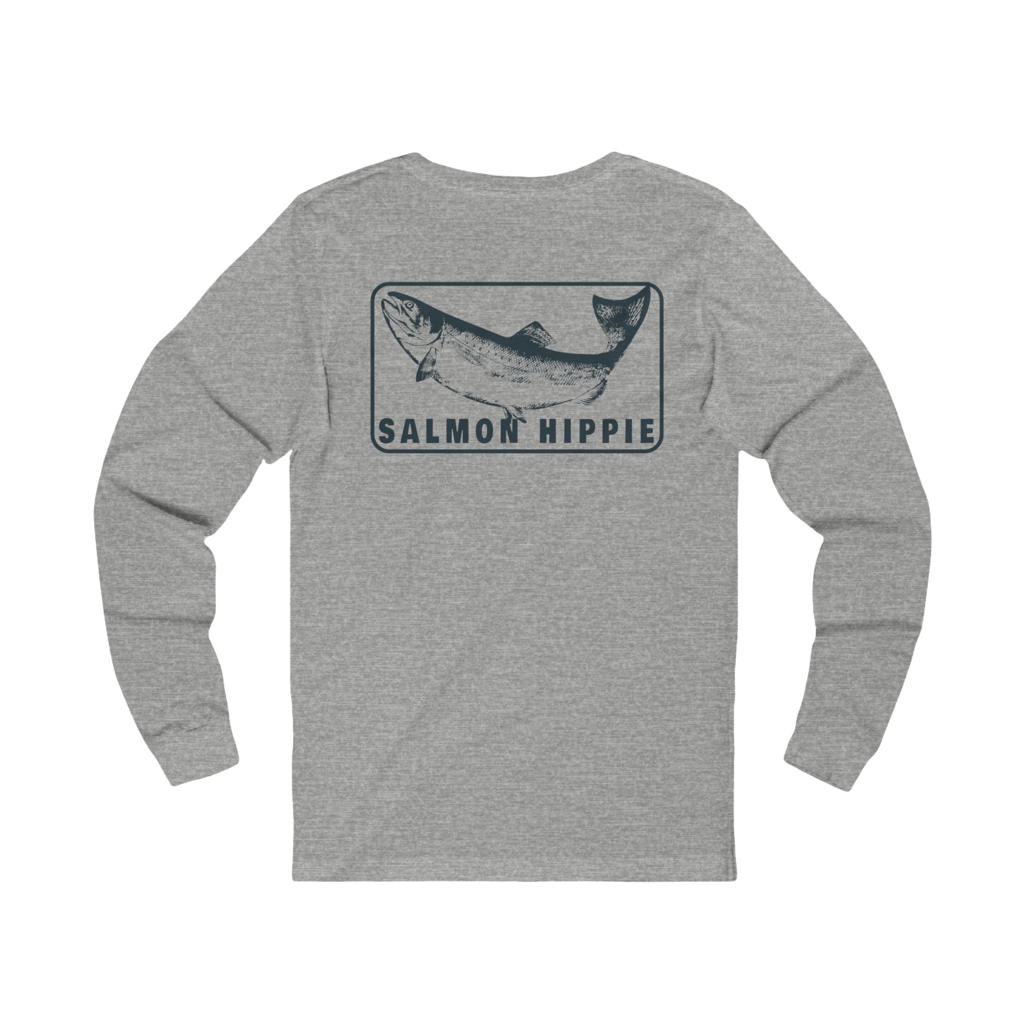 Salmon Hippie Unisex Jersey Long Sleeve Tee 54N