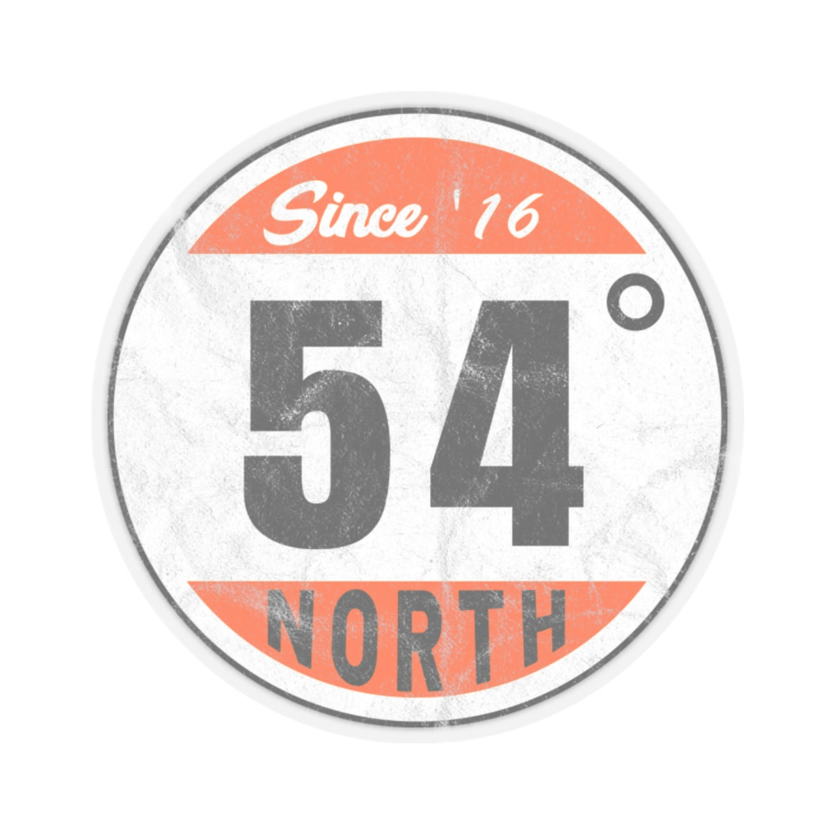 54 Gas Sticker