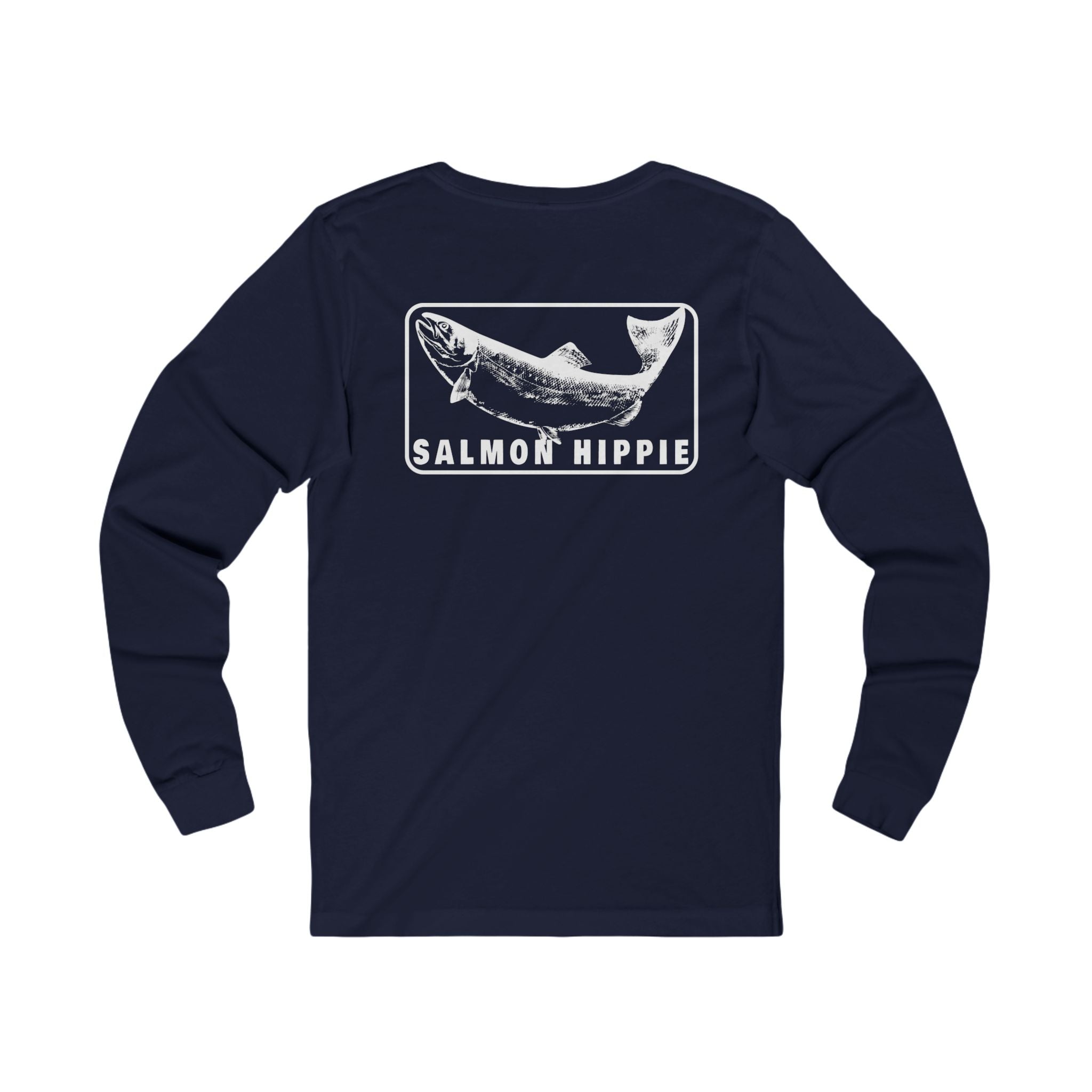 Salmon Hippie Unisex Jersey Long Sleeve Tee 54N