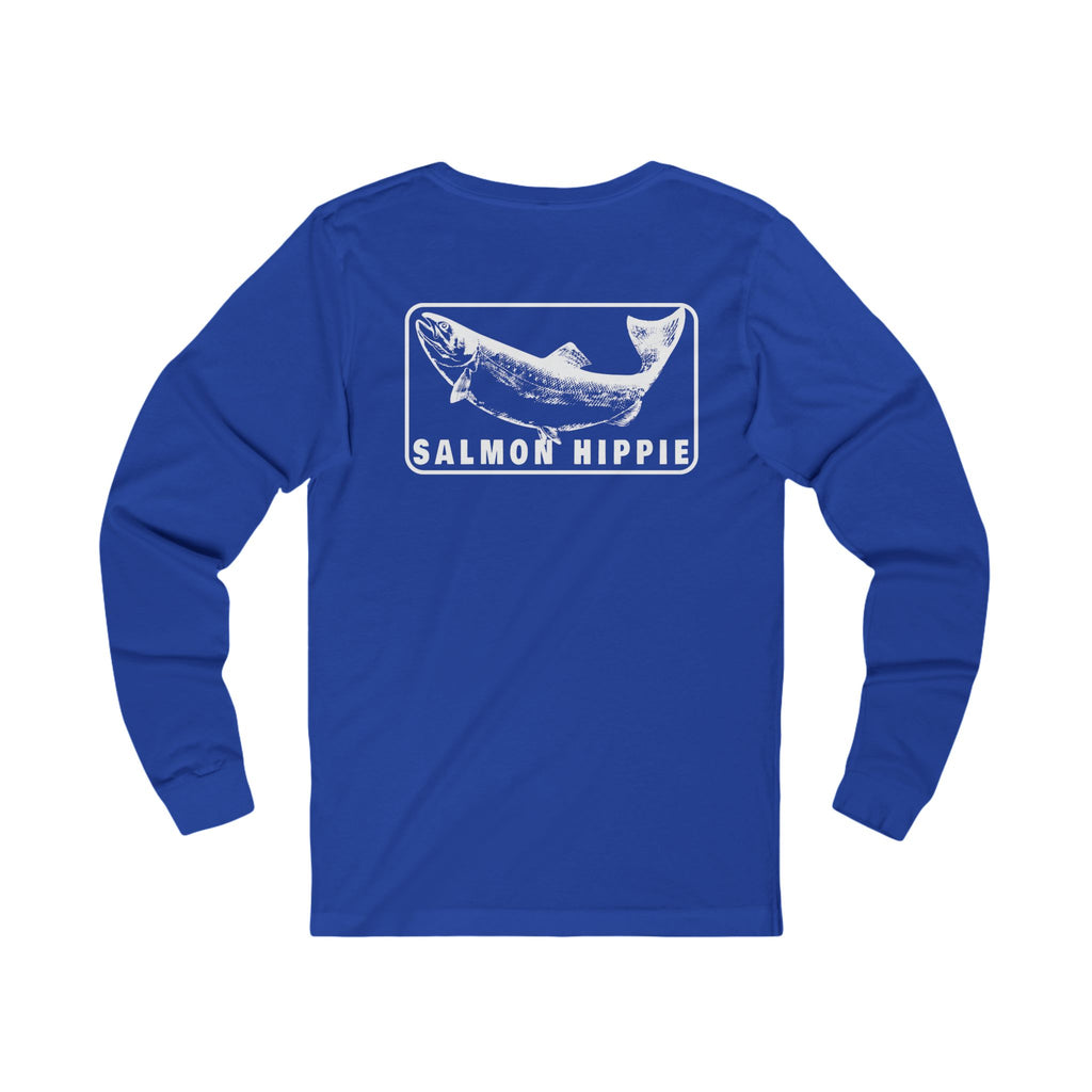 Salmon Hippie Unisex Jersey Long Sleeve Tee 54N
