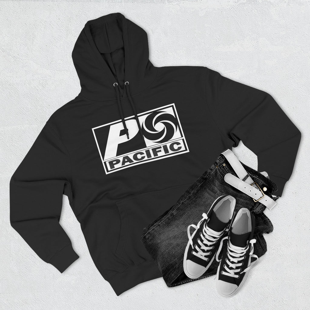 Pacific Swirl Three-Panel Fleece Hoodie 54N