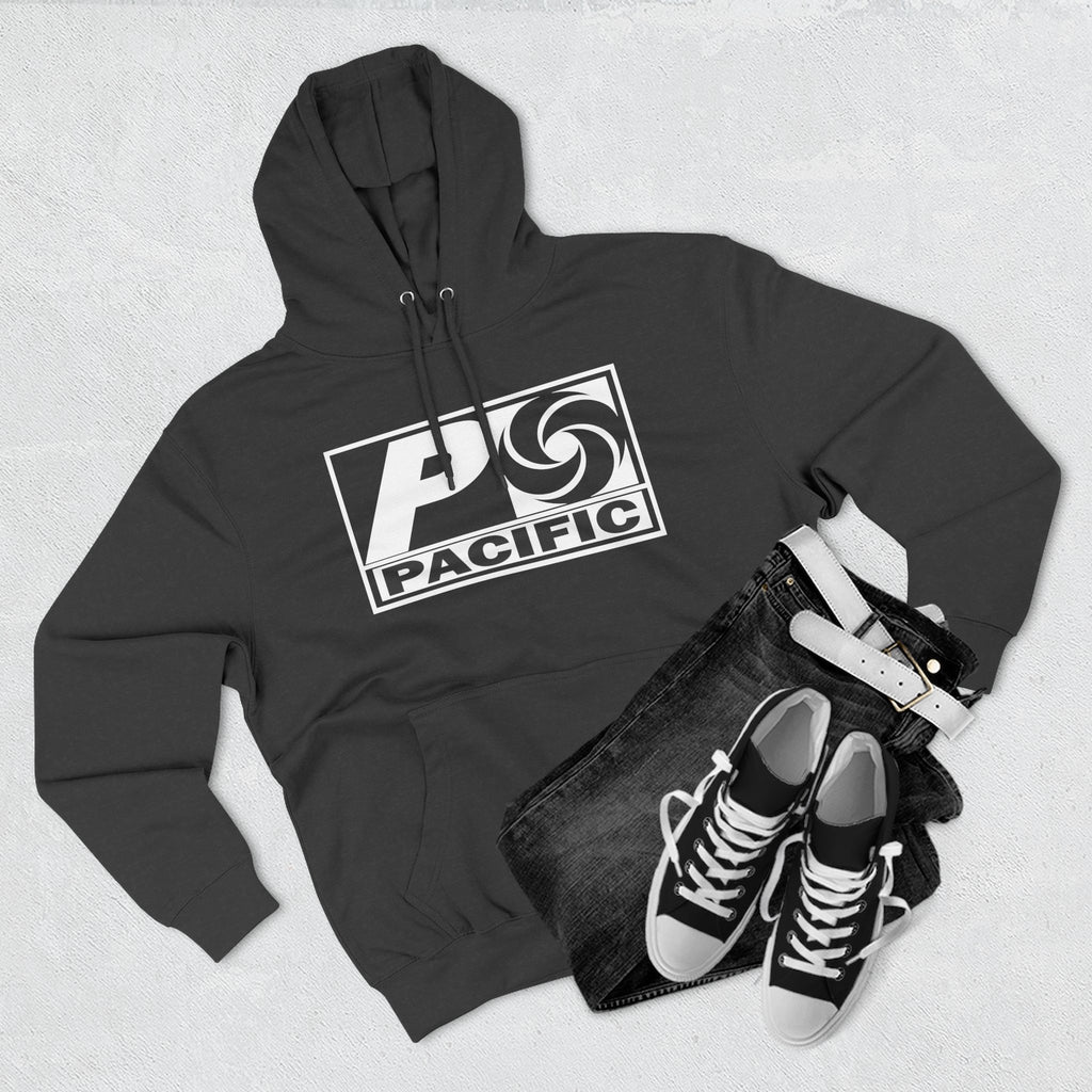 Pacific Swirl Three-Panel Fleece Hoodie 54N