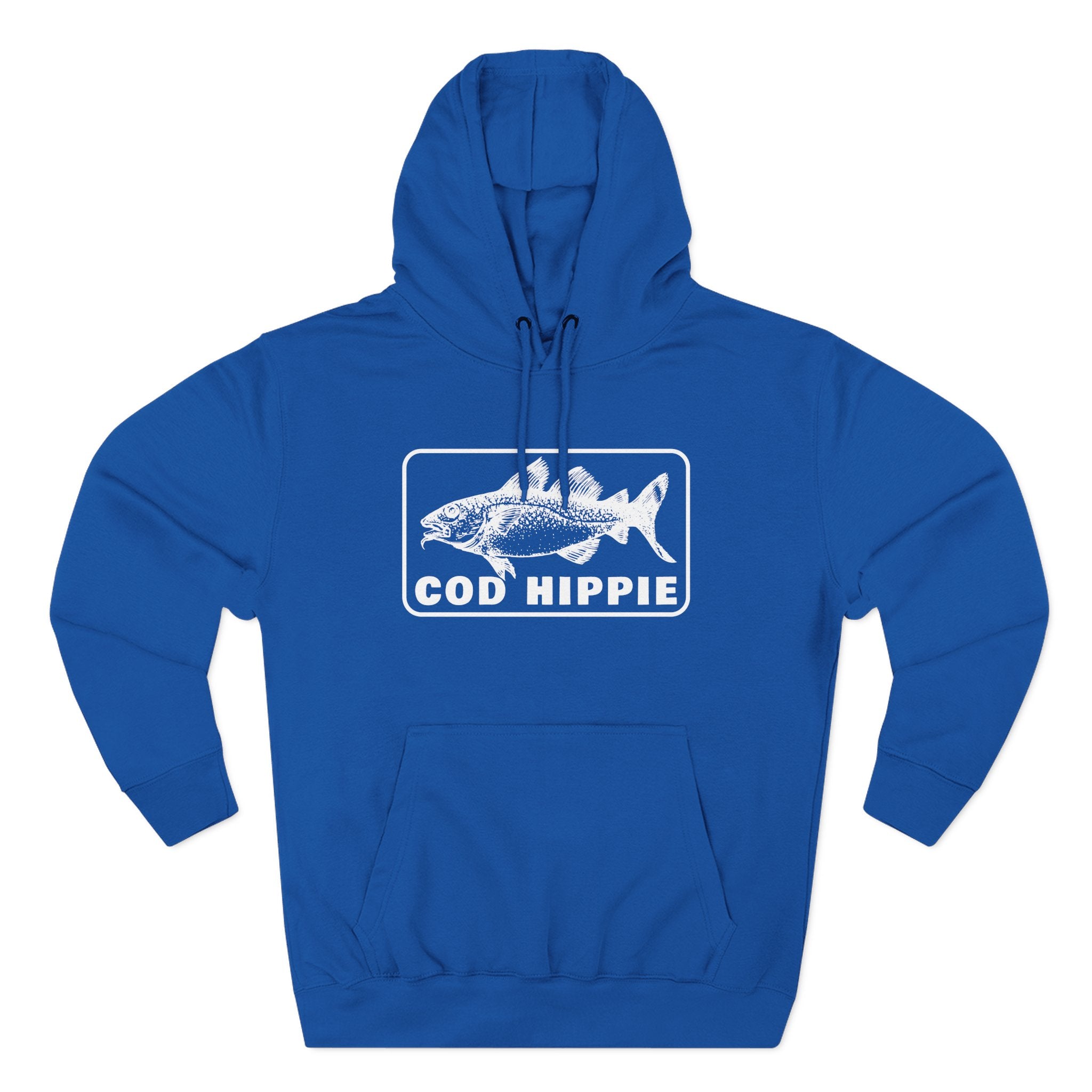Cod Hippie Three-Panel Fleece Hoodie