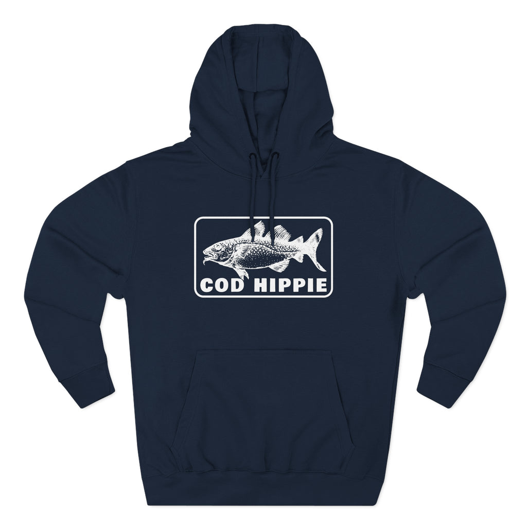 Cod Hippie Three-Panel Fleece Hoodie