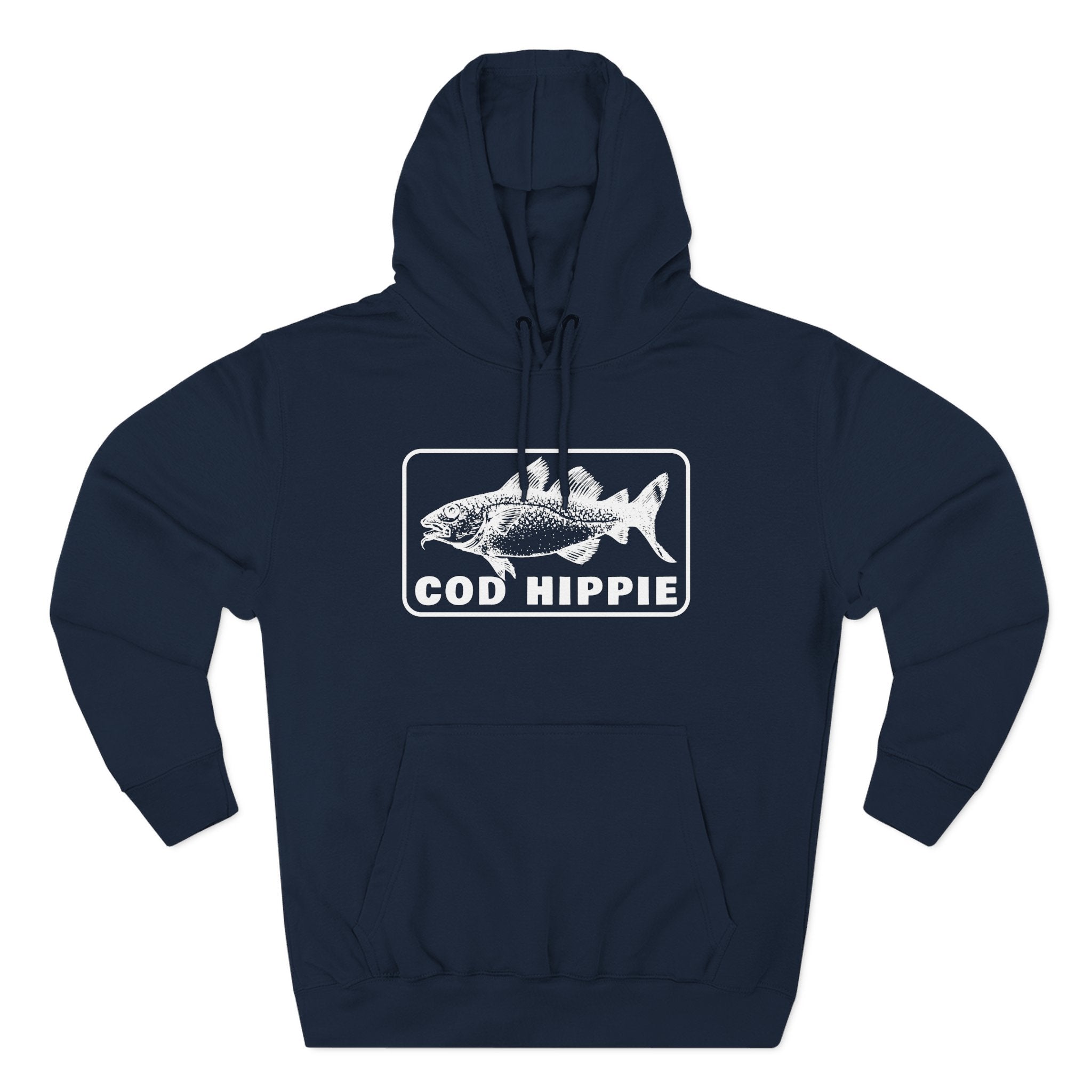 Cod Hippie Three-Panel Fleece Hoodie