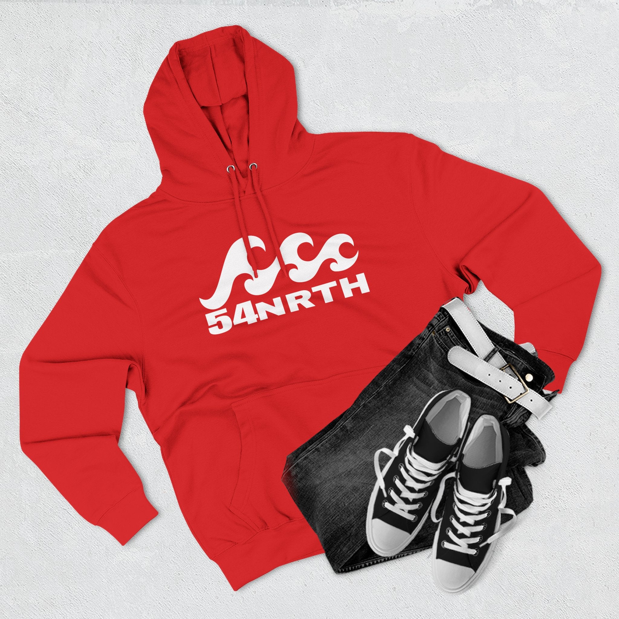 Wave Rider Three-Panel Fleece Hoodie 54N