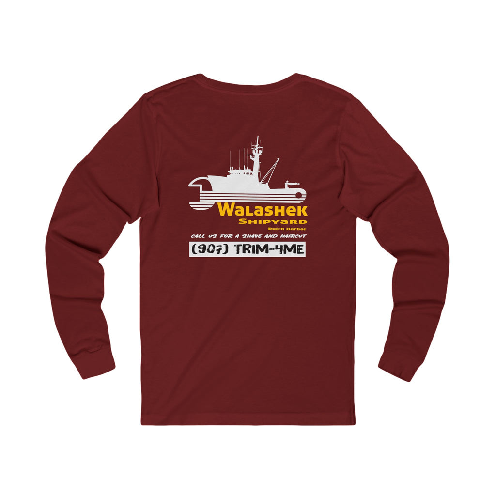 Shave and a Haircut Unisex Jersey Long Sleeve Tee
