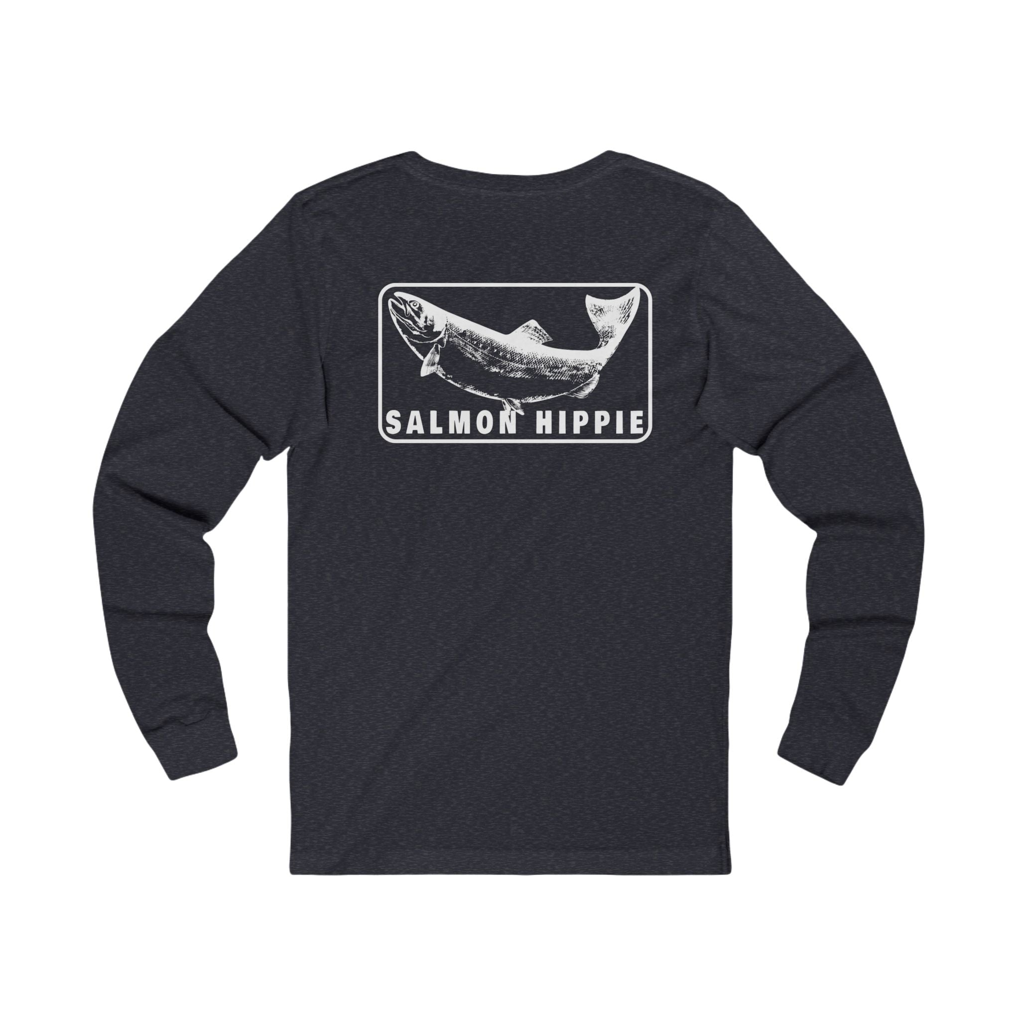 Salmon Hippie Unisex Jersey Long Sleeve Tee 54N