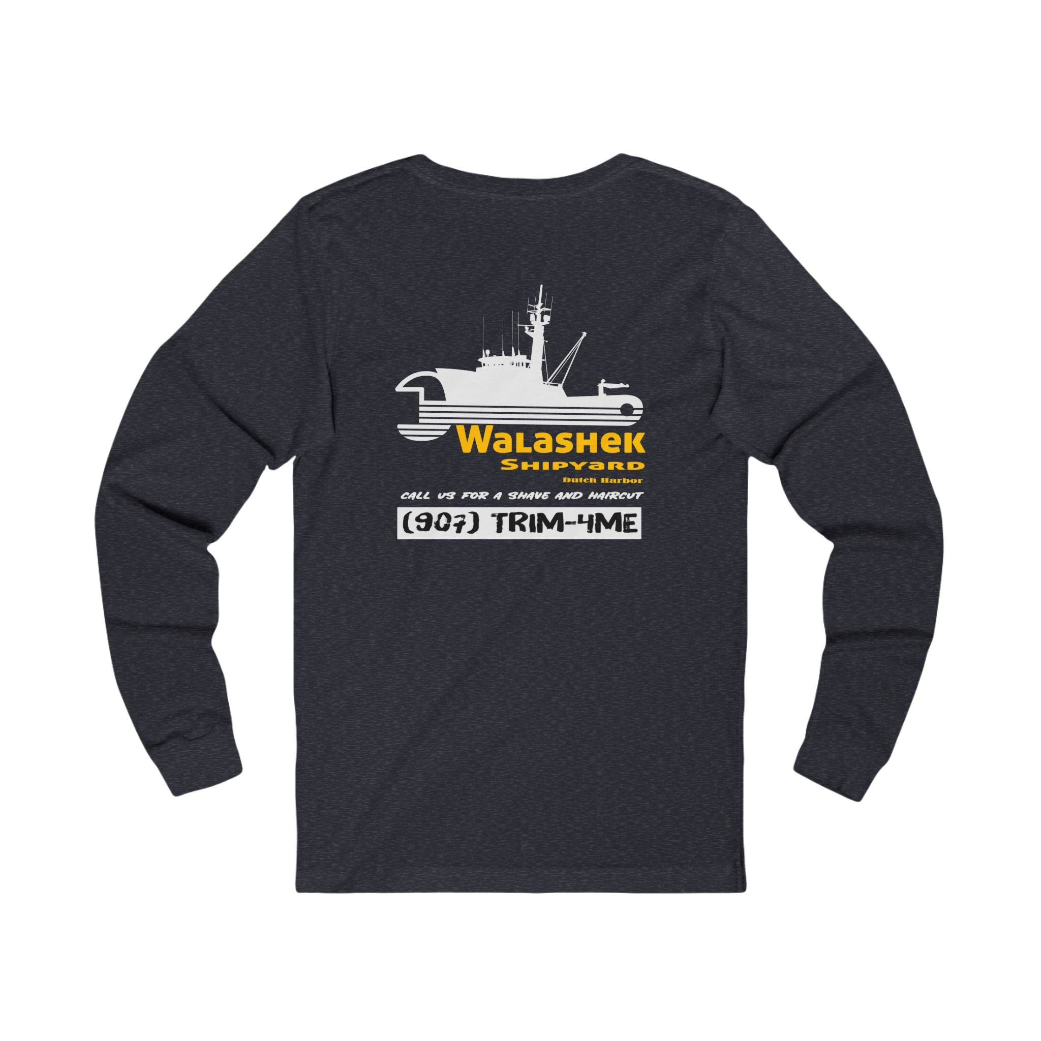 Shave and a Haircut Unisex Jersey Long Sleeve Tee