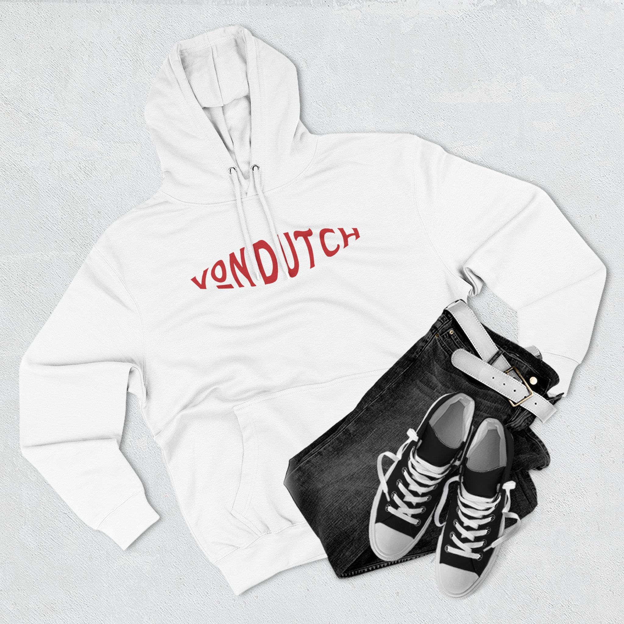 Von Dutch Three-Panel Fleece Hoodie