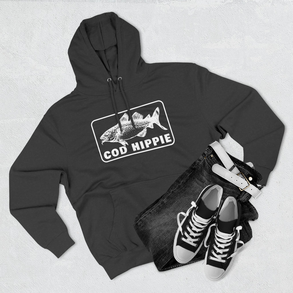 Cod Hippie Three-Panel Fleece Hoodie