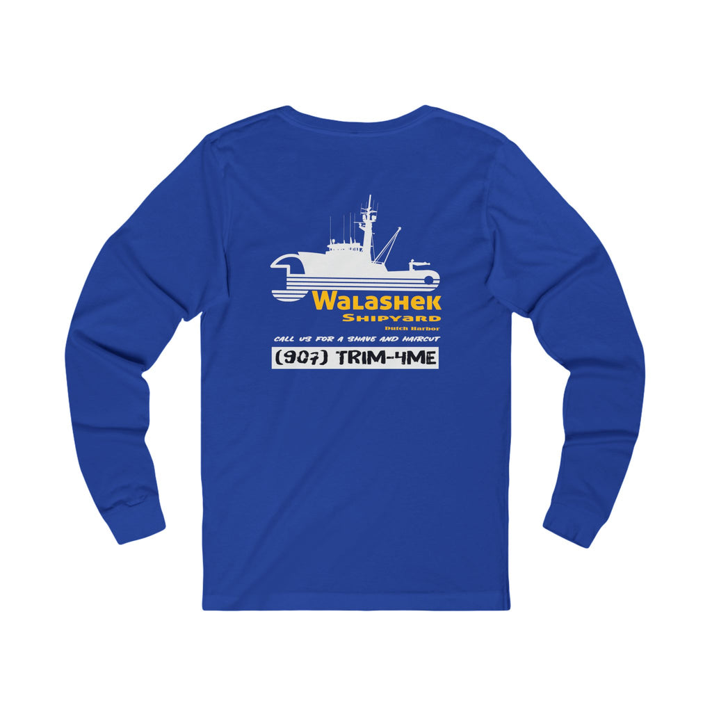 Shave and a Haircut Unisex Jersey Long Sleeve Tee