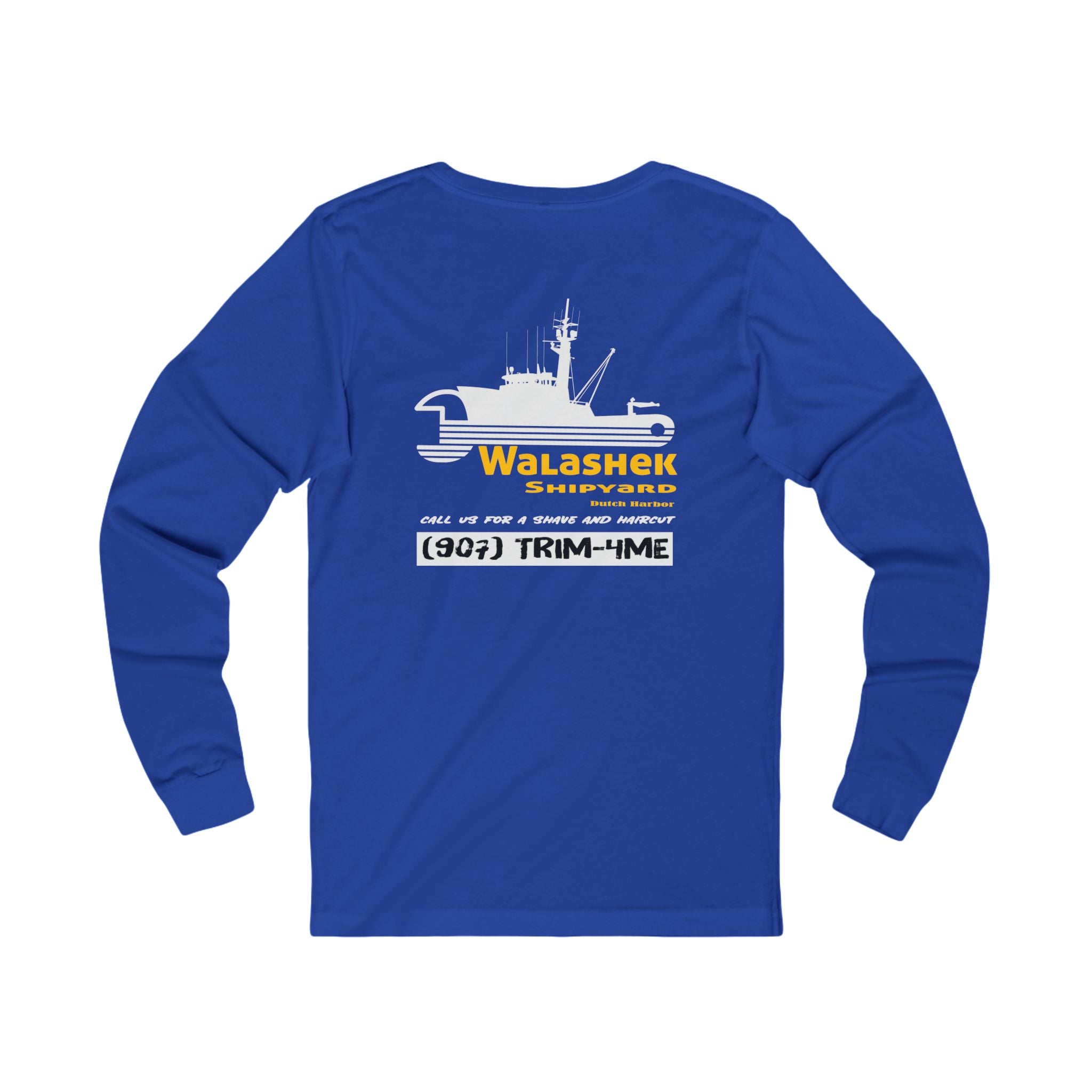 Shave and a Haircut Unisex Jersey Long Sleeve Tee