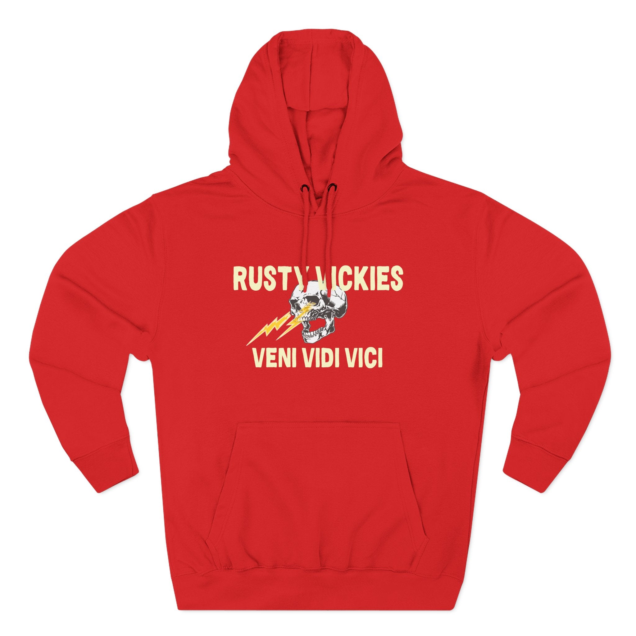 Rusty Vickie Three-Panel Fleece Hoodie