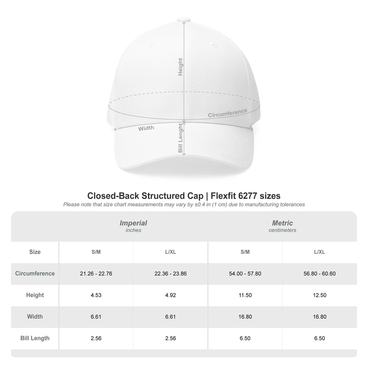 CBSFA Closed-Back Structured Cap (Embroidery)