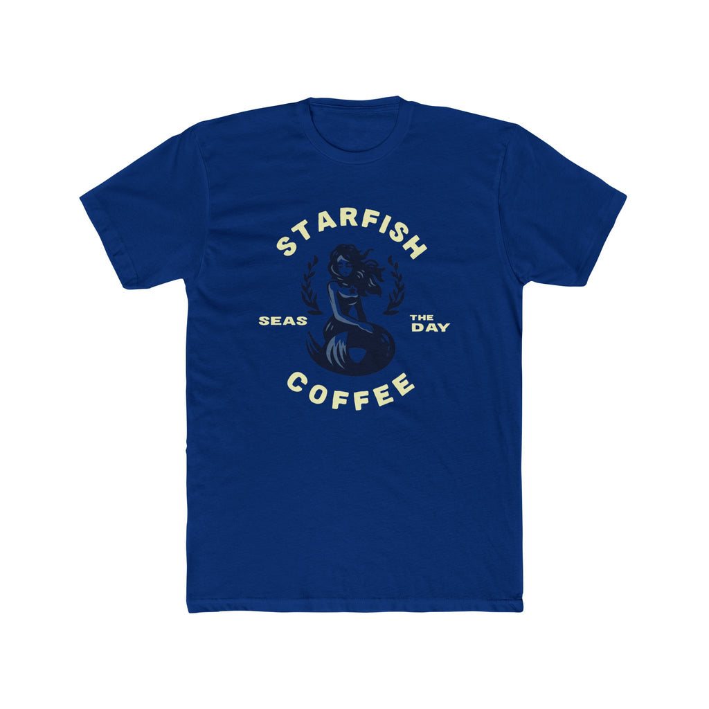 Starfish Coffee Unisex Cotton Crew Tee