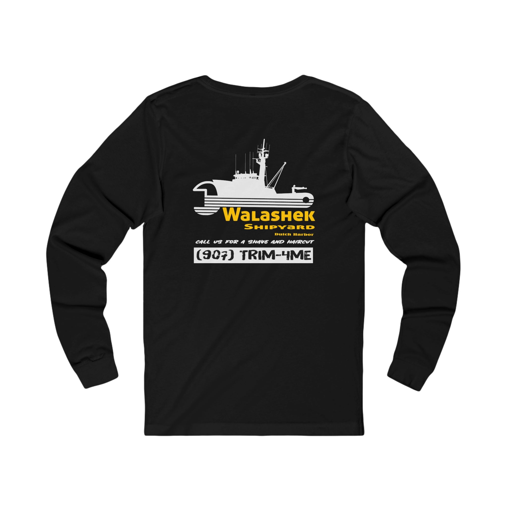 Shave and a Haircut Unisex Jersey Long Sleeve Tee