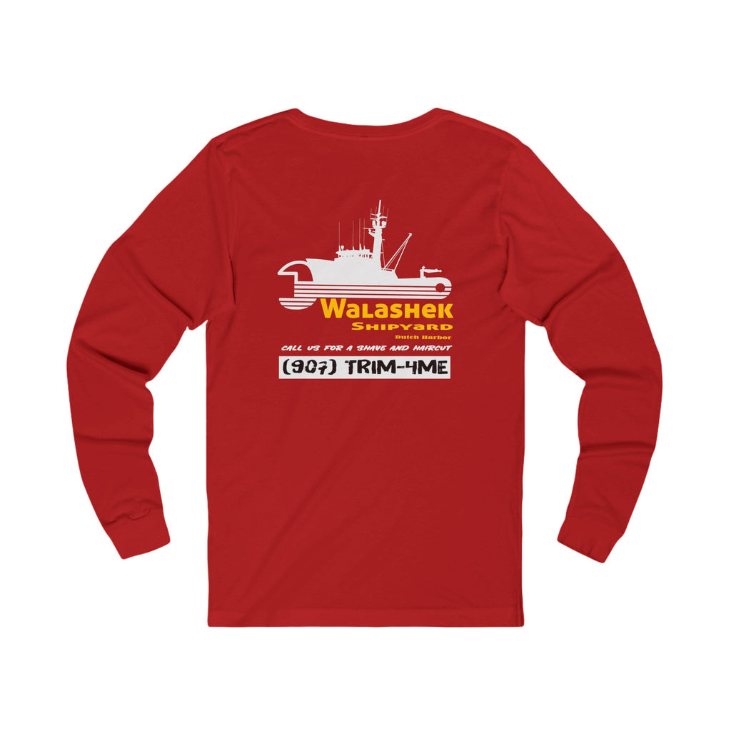 Shave and a Haircut Unisex Jersey Long Sleeve Tee