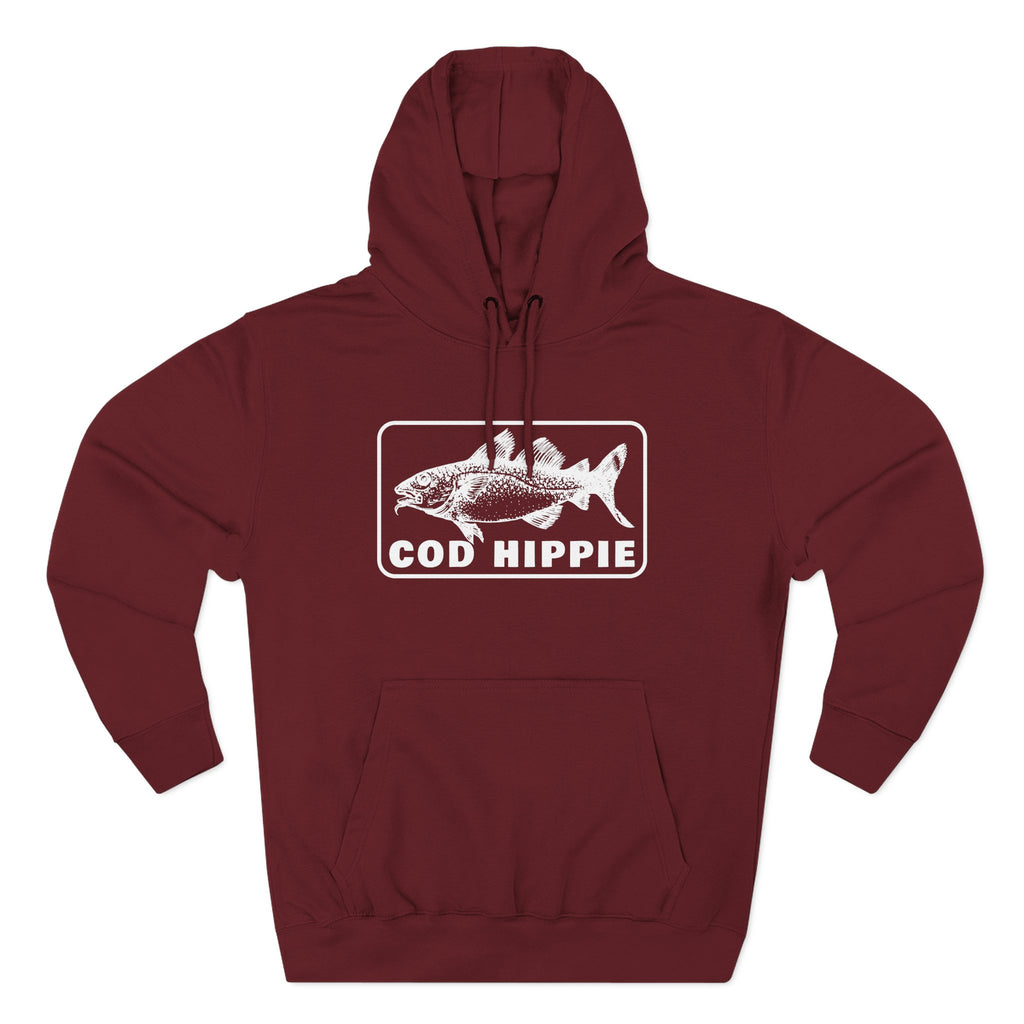 Cod Hippie Three-Panel Fleece Hoodie