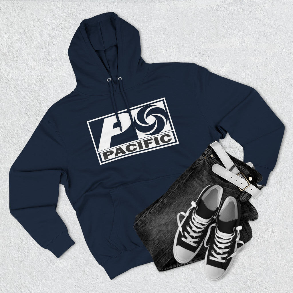 Pacific Swirl Three-Panel Fleece Hoodie 54N