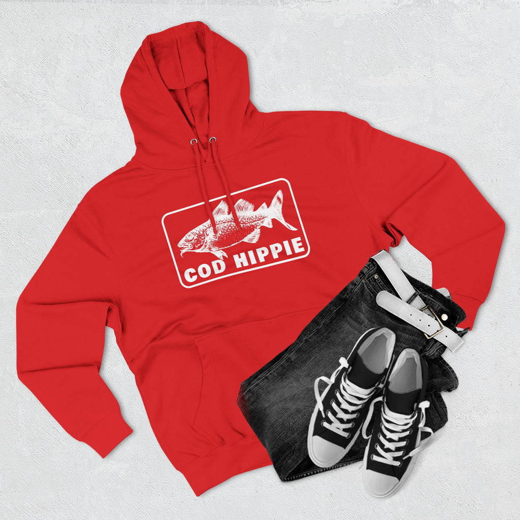 Cod Hippie Three-Panel Fleece Hoodie