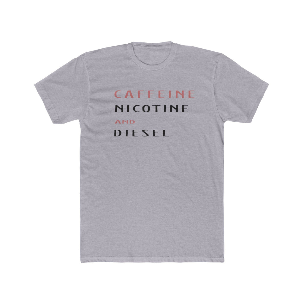 Caffeine and Diesel Unisex Cotton Crew Tee