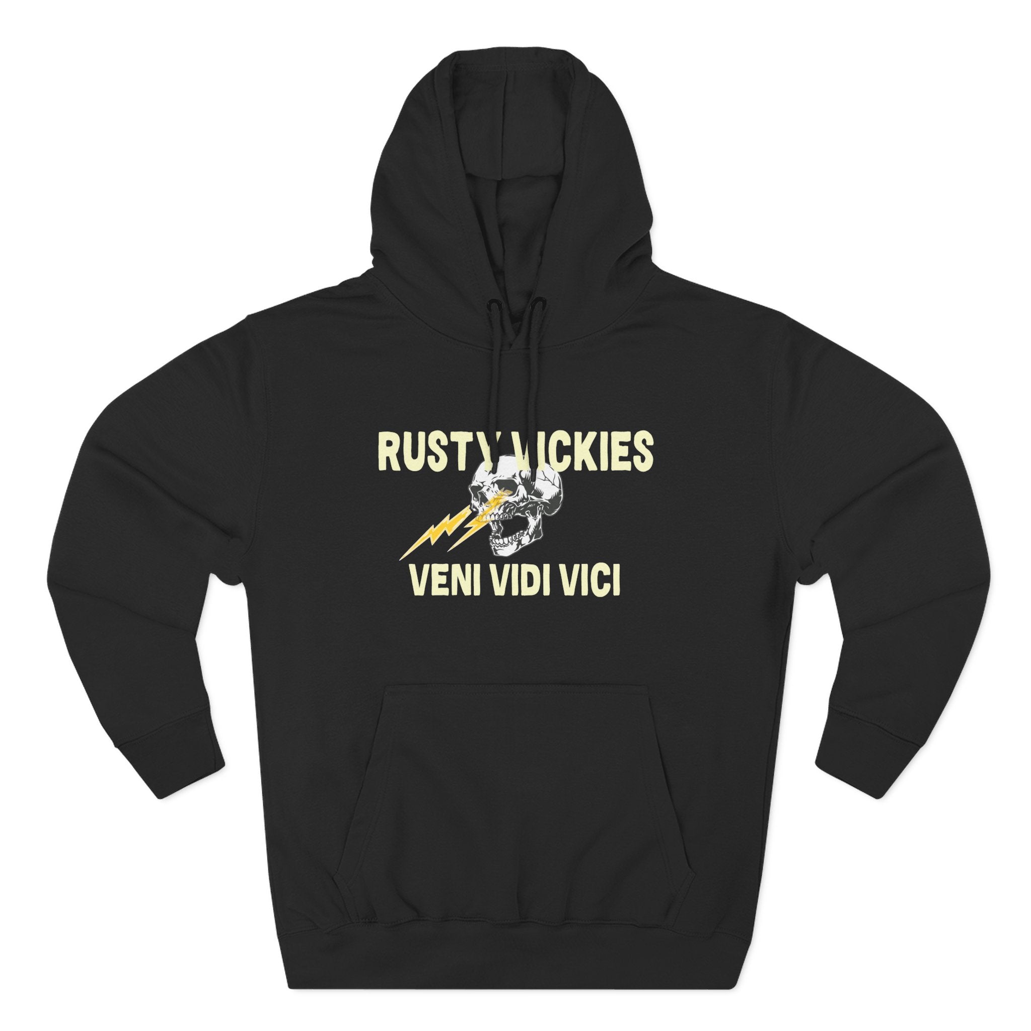 Rusty Vickie Three-Panel Fleece Hoodie